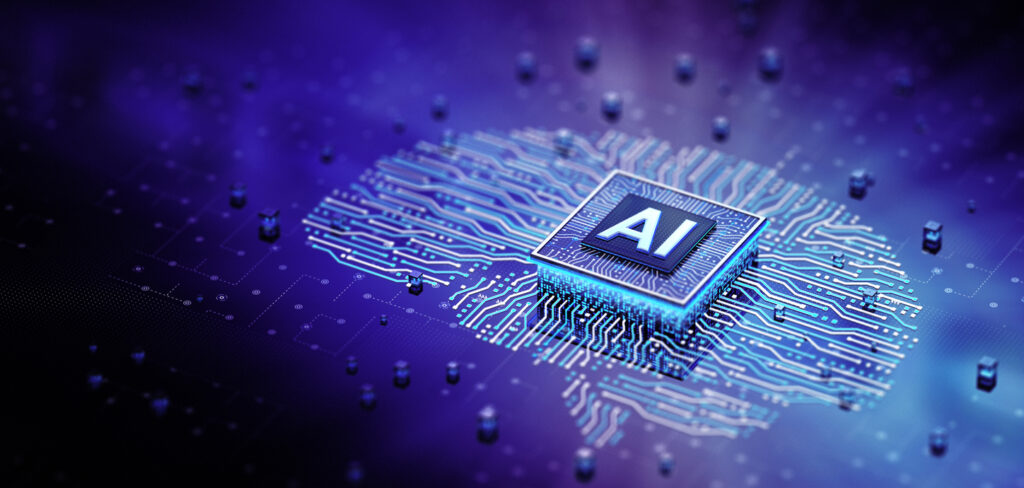 AI Chip technology concept.