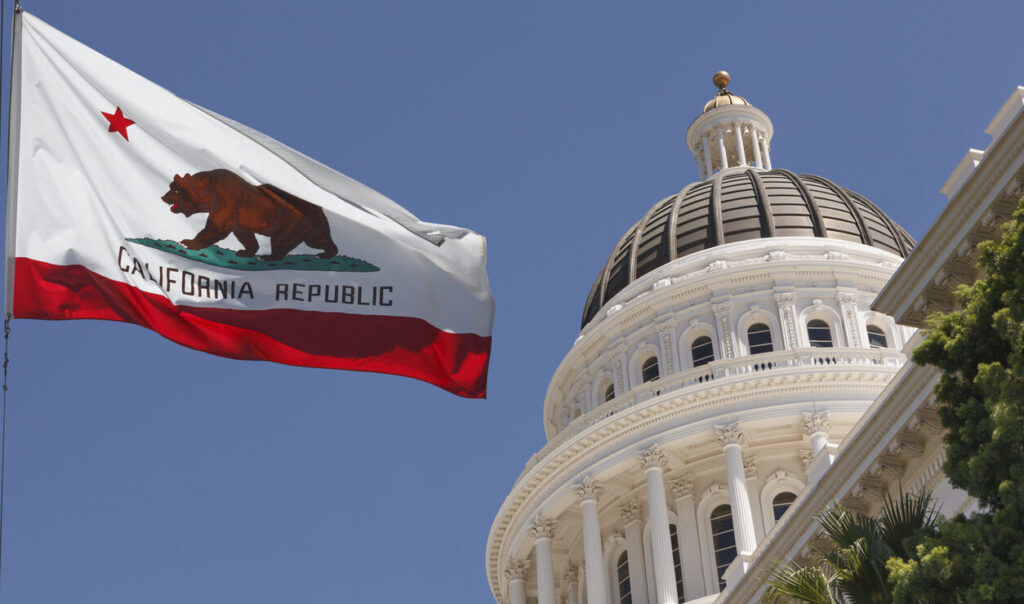 Sacramento California outside the capital building